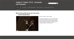 Desktop Screenshot of harlandparker.com